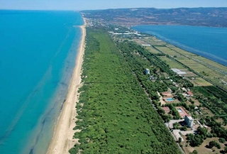 Mare Visto dall'alto Viola Chalet Club Residence Rodi Gargano
